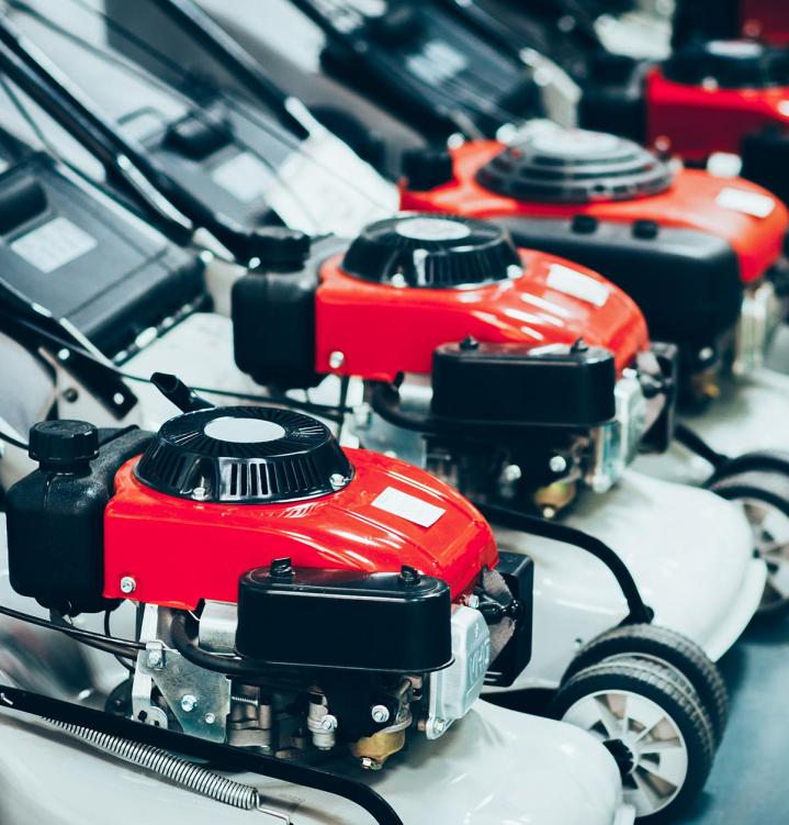 Un magasin spécialisé dans la vente de machines de motoculture